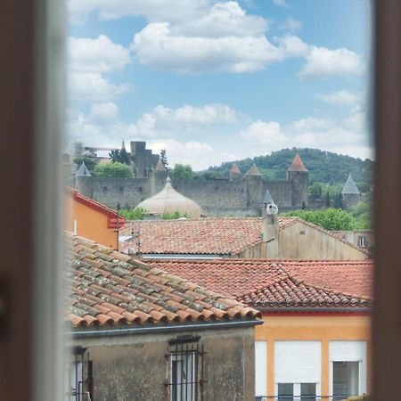 Les Clés de Laure - Le Boheme - Netflix - Wifi - Vue sur les toits et le chateau Carcassonne Esterno foto